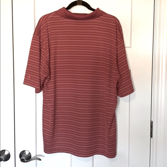 Red & White Striped Polo - Picture 2 of 5